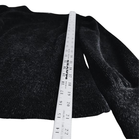 *RARE* KURT LYLE Smooth Minky Sweater w/ Leg-Of-Mutton Sleeves Womens XS Elegant - Picture 9 of 12